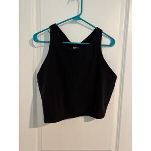 Athleta Conscious Crop Top – Size 2X – Black (A–C Cup)